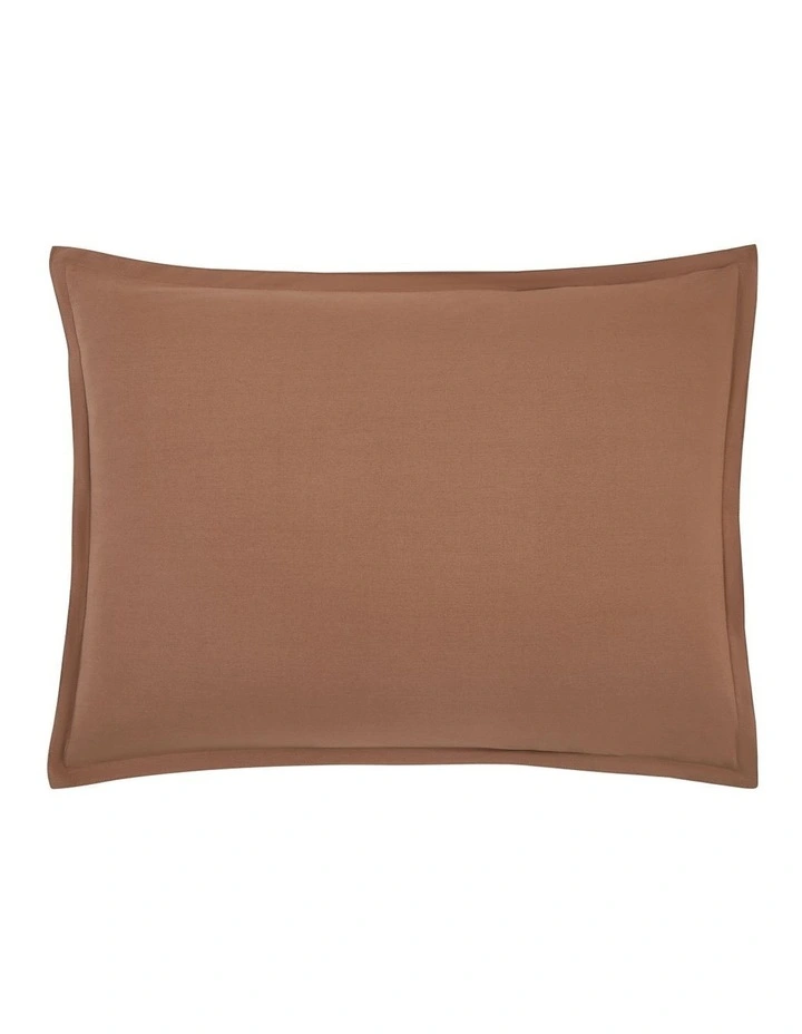 Calvin Klein CK Naturals Tencel Cotton Quilt Cover Set In Sandalwood 8 Calvin Klein CK Naturals Tencel Cotton Quilt Cover Set In Sandalwood - Image 6