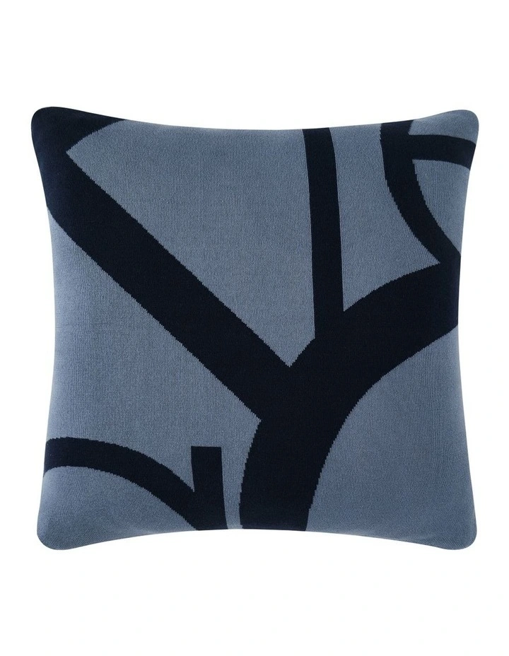 Calvin Klein Abstract Logo Cushion In Deep Sea 3 Calvin Klein Abstract Logo Cushion In Deep Sea