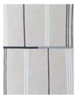 Calvin Klein Embroidered Stripe Cushion In Snow -Bedding Shop 980811820 4 720x928