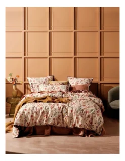 Linen House Rita Quilt Cover Set In Cacao -Bedding Shop 987191020 3 720x928