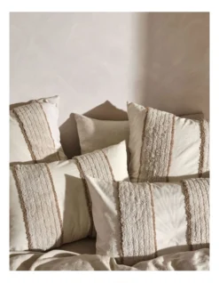 Linen House Calder Pillowcase In Oatmeal -Bedding Shop 987191470 987178870 2 1 720x928