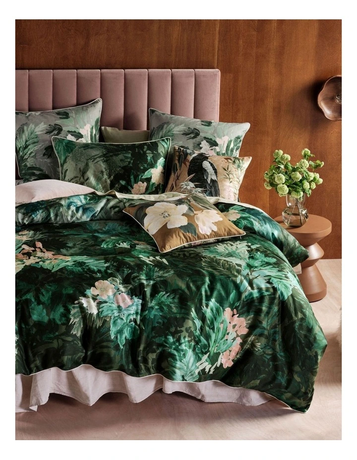 Linen House Retreat Quilt Cover Set In Green 3 Linen House Retreat Quilt Cover Set In Green