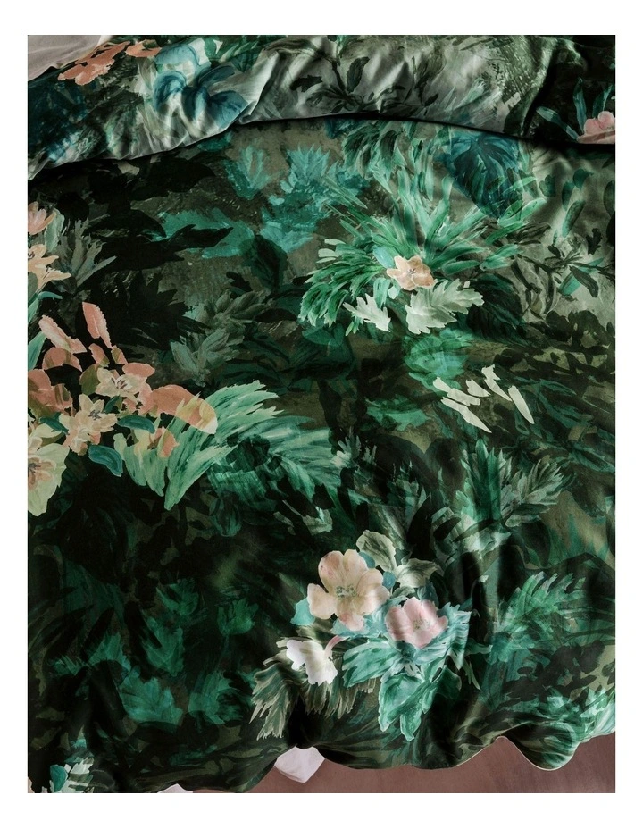 Linen House Retreat Quilt Cover Set In Green 4 Linen House Retreat Quilt Cover Set In Green - Image 2