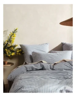 Linen House Springsteen Quilt Cover Set In Blue 7 Linen House Springsteen Quilt Cover Set In Blue -Bedding Shop 987192820 987183280 2 720x928