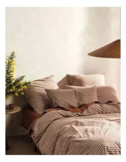 Linen House Springsteen Quilt Cover Set In Cinnamon -Bedding Shop 987192820 987183820 2 720x928