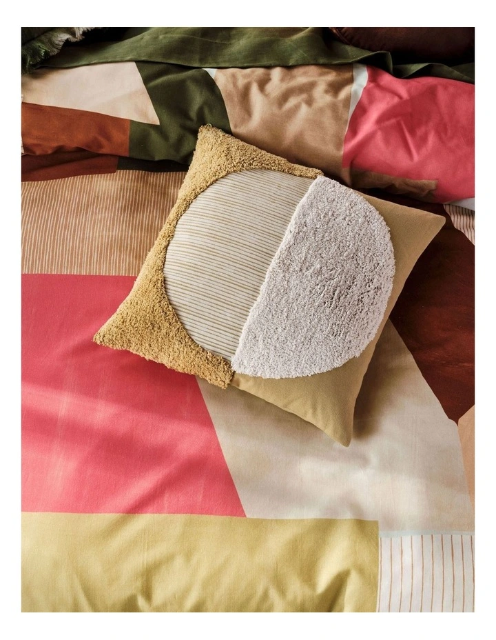 Linen House Doja Cushion In Brown 4 Linen House Doja Cushion In Brown - Image 2