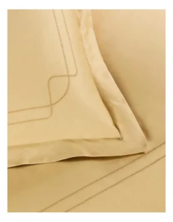 Belltana Tailored European Pillowcase In Soft Gold -Bedding Shop 988993720 3 720x928