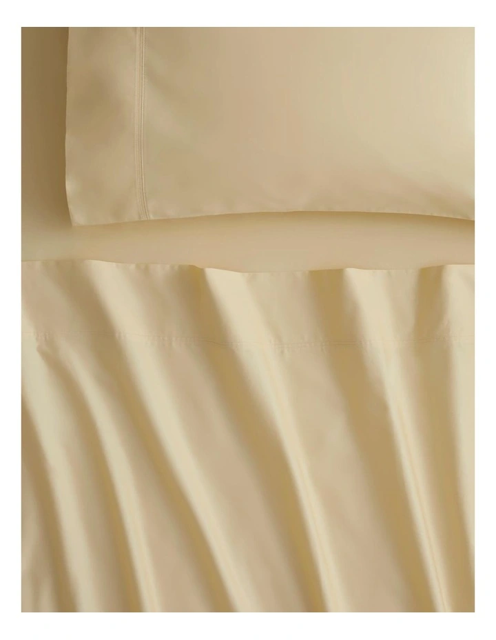 Egyptian Blend 600tc Sheet Set In Soft Gold 3 Egyptian Blend 600tc Sheet Set In Soft Gold