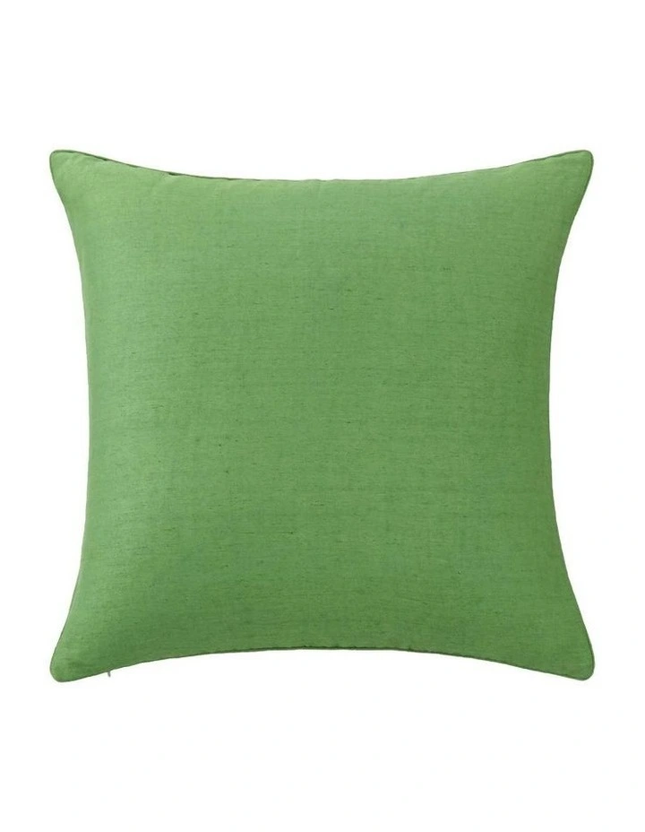 Madel Square Cushion In Leaf Green 3 Madel Square Cushion In Leaf Green