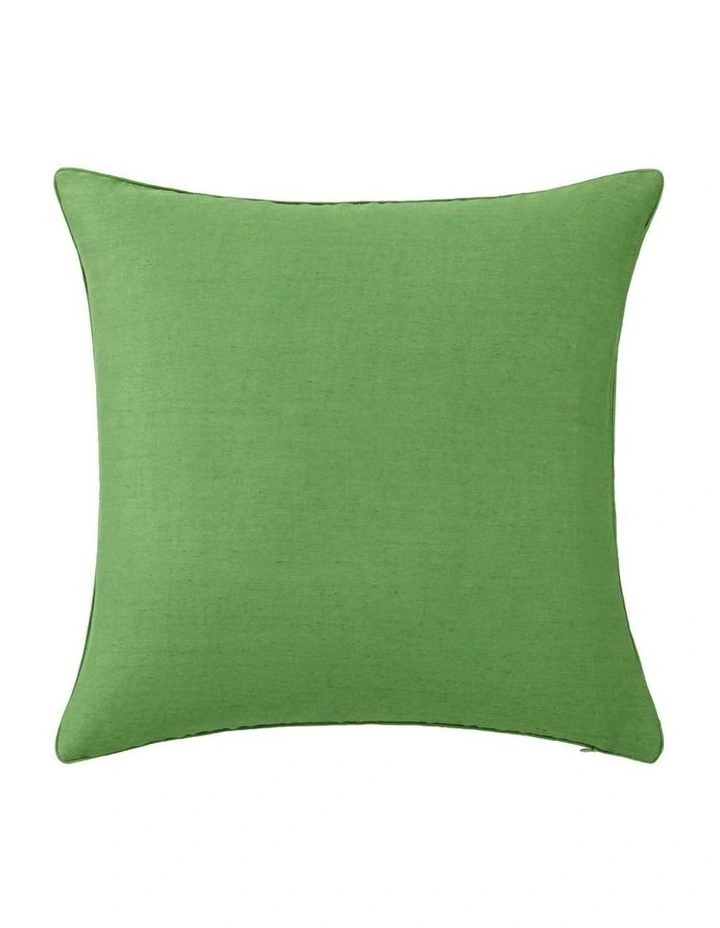 Madel Square Cushion In Leaf Green 4 Madel Square Cushion In Leaf Green - Image 2