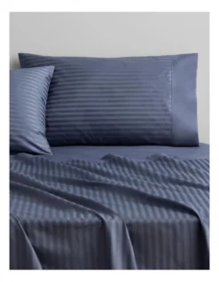 Millennia 1200tc Fitted Sheet In Ink -Bedding Shop 989001820 2 720x928