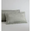 Sabal Tailored Pillowcase Pair In Green Smoke -Bedding Shop 989006320 1 720x928
