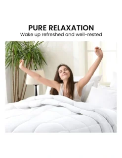 Duck Down Feather Quilt 500GSM Duvet Doona King In White 13 Duck Down Feather Quilt 500GSM Duvet Doona King In White -Bedding Shop 989374510 5 720x928