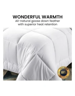 Goose Down Feather 800GSM Comforter Doona King In White 13 Goose Down Feather 800GSM Comforter Doona King In White -Bedding Shop 989375590 5 720x928