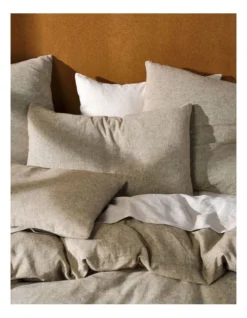 Linen House Hemp Triblend Quilt Cover Set In Walnut -Bedding Shop 991888840 991888480 2 720x928